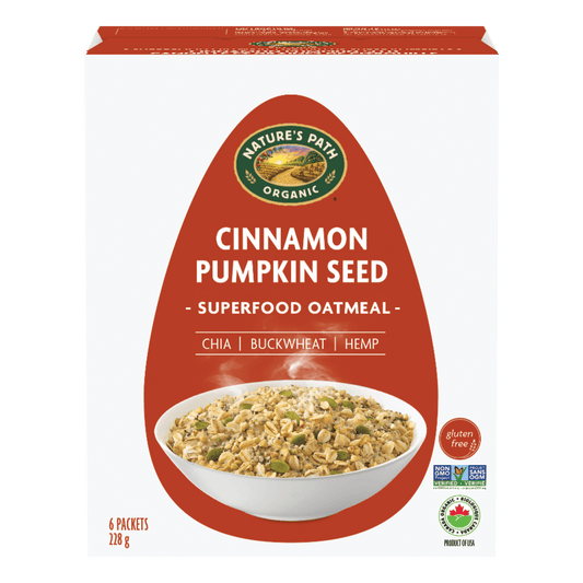 Cinnamon Pumpkin Seed Superfood Oatmeal, 228 g Box
