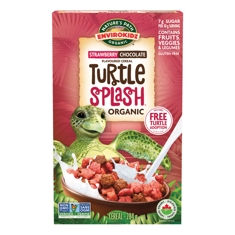 Turtle Splash Cereal, 284 g Box