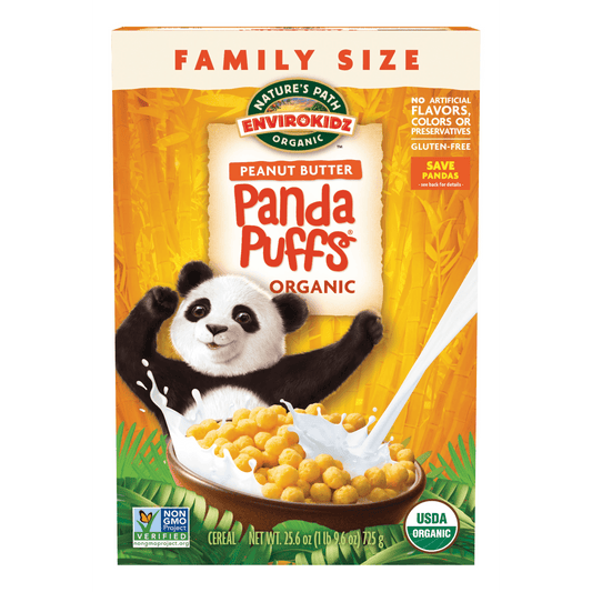 Panda Puffs Cereal, 25.6 oz Box