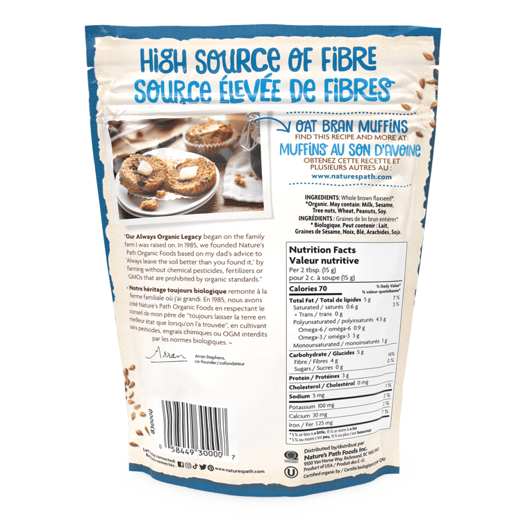 Flax Plus Flaxseed Meal Seeds & Meal, 425 g Pouch