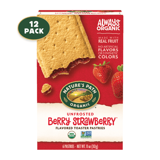Unfrosted Berry Strawberry Toaster Pastries, 11 oz Box