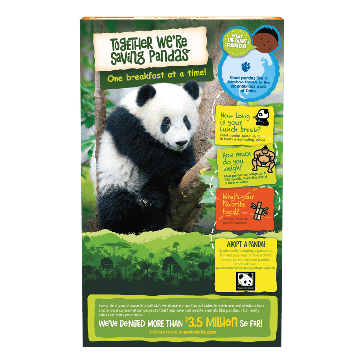 Panda Puffs Cereal, 10.6 oz Box