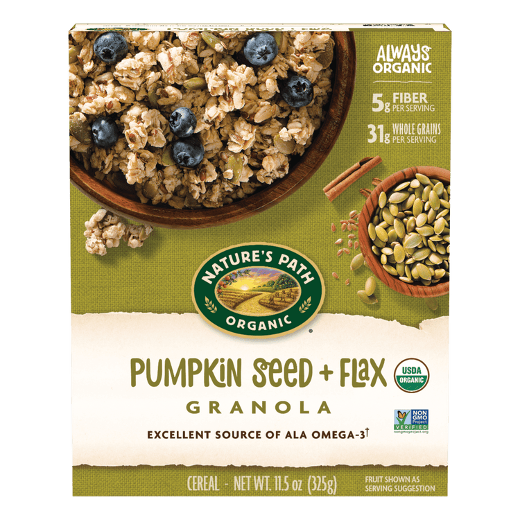 Pumpkin Seed + Flax Granola, 11.5 oz Box