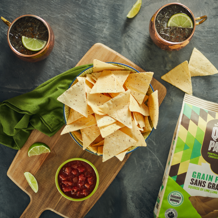 Grain Free Squeeze of Lime Tortilla Chips, 5 oz Bag