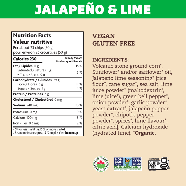 Jalapeño & Lime Tortilla Chips, 670 g Bag