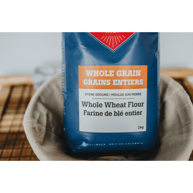 Whole Grain Stone Ground Whole Wheat Flour, 2 kg Bag