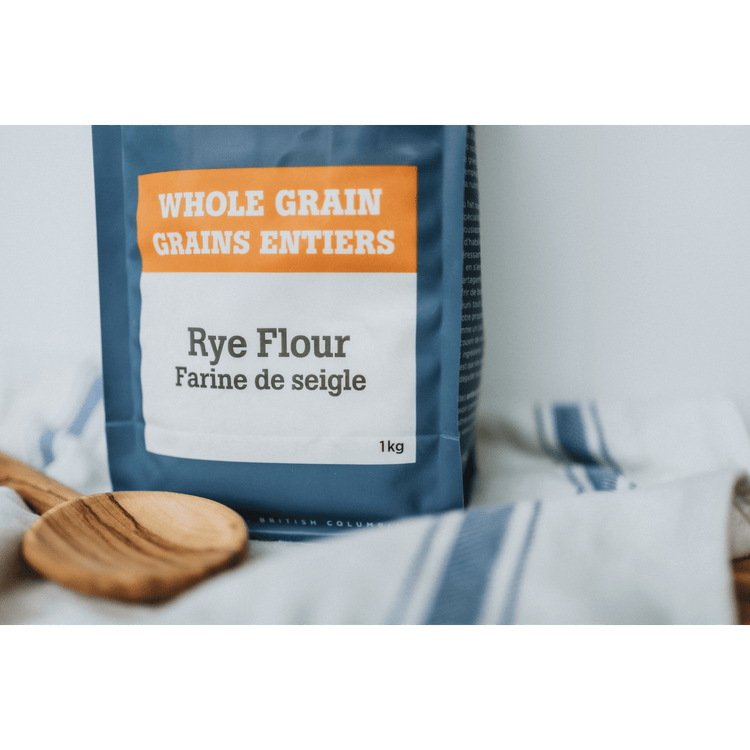Whole Grain Rye Flour, 1 kg Bag