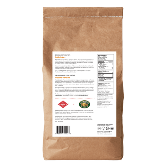 Whole Grain Old Fashioned Rolled Oatmeal, 2.5 kg Bag