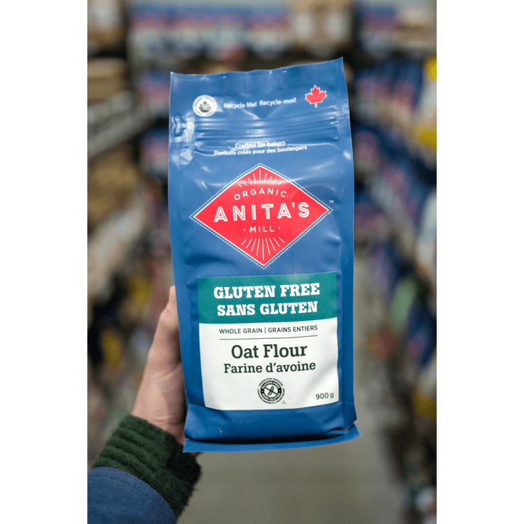 Gluten Free Whole Grain Oat Flour, 900 g Bag