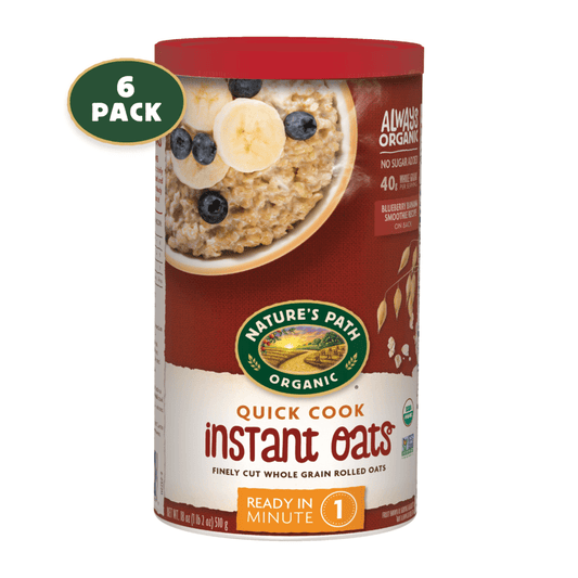 Quick Cook Instant Oatmeal, 18 oz Canister
