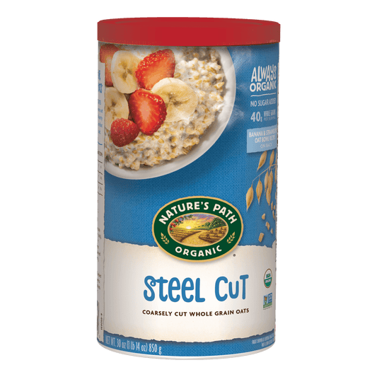 Steel Cut Oats Oatmeal, 30 oz Canister