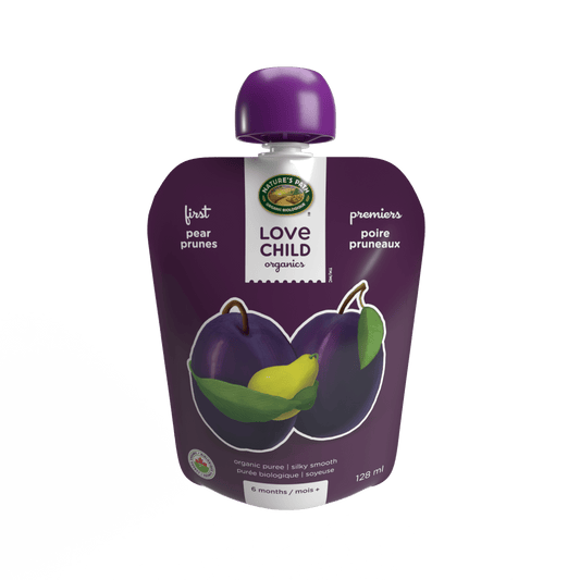 Simple Firsts Pear/Prunes Puree, 128 ml Pouch