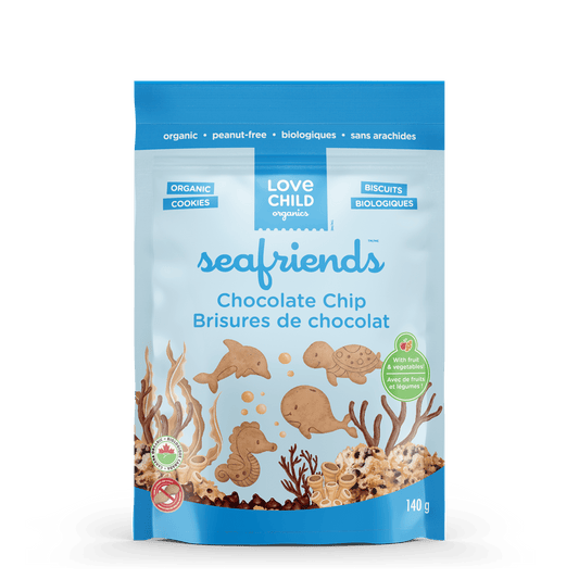Sea Friends Chocolate Chip Cookies, 140 g Pouch