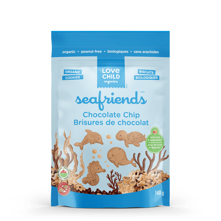 Sea Friends Chocolate Chip Cookies, 140 g Pouch