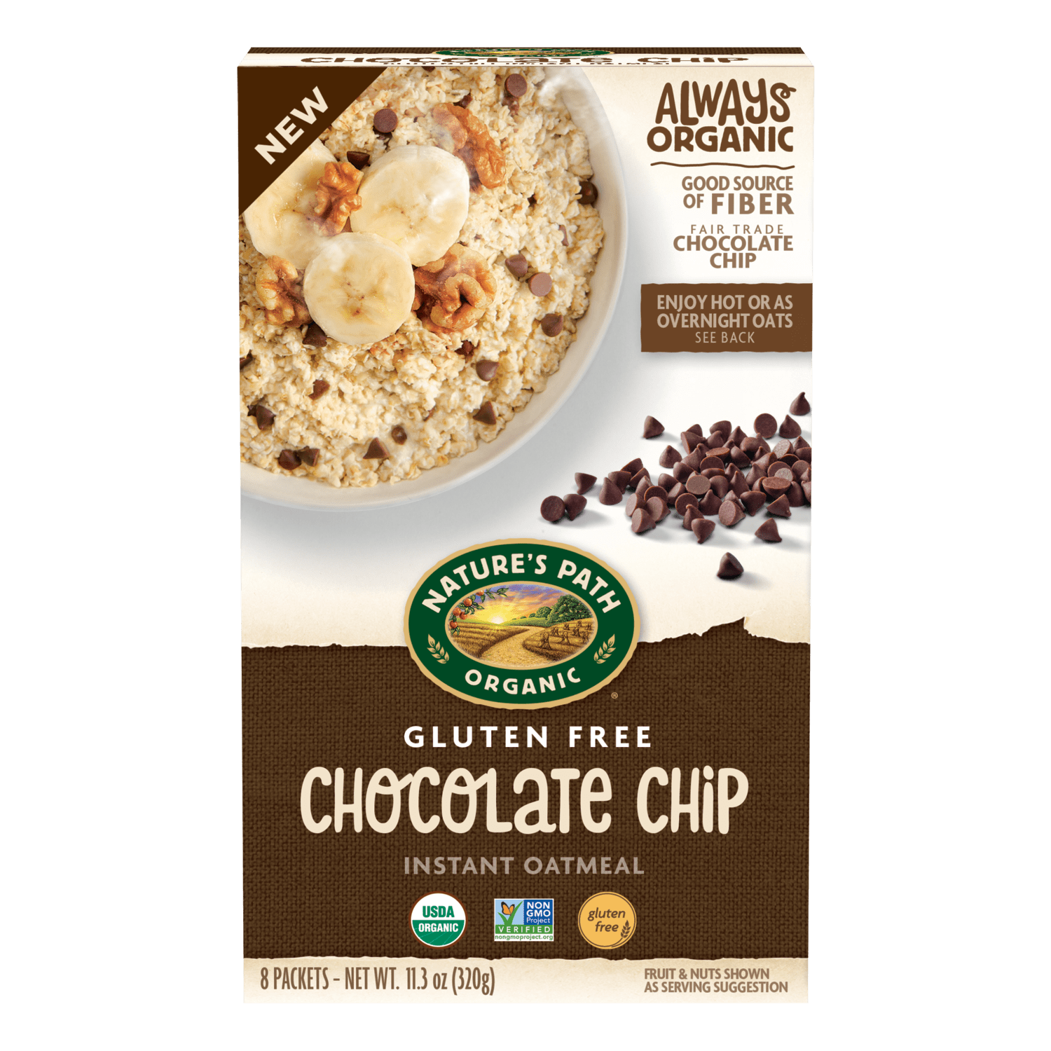 Chocolate Chip Oatmeal – Nature's Path