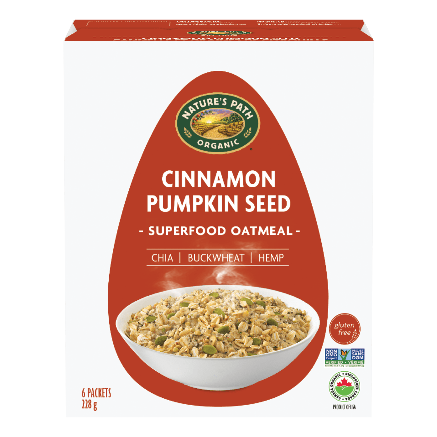 Cinnamon Pumpkin Seed Superfood Oatmeal – Nature's Path