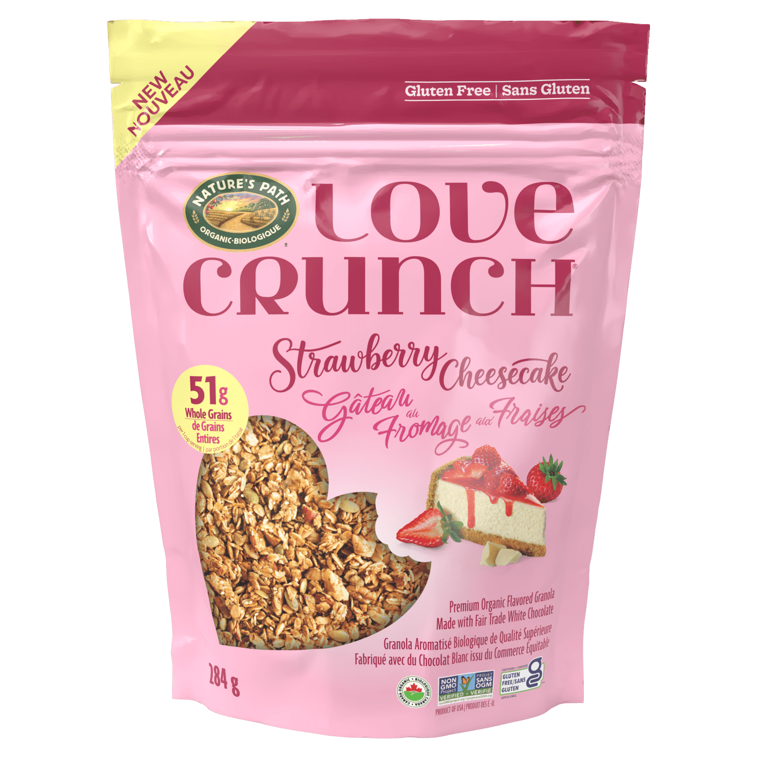 Strawberry Cheesecake Gluten Free Granola – Nature's Path