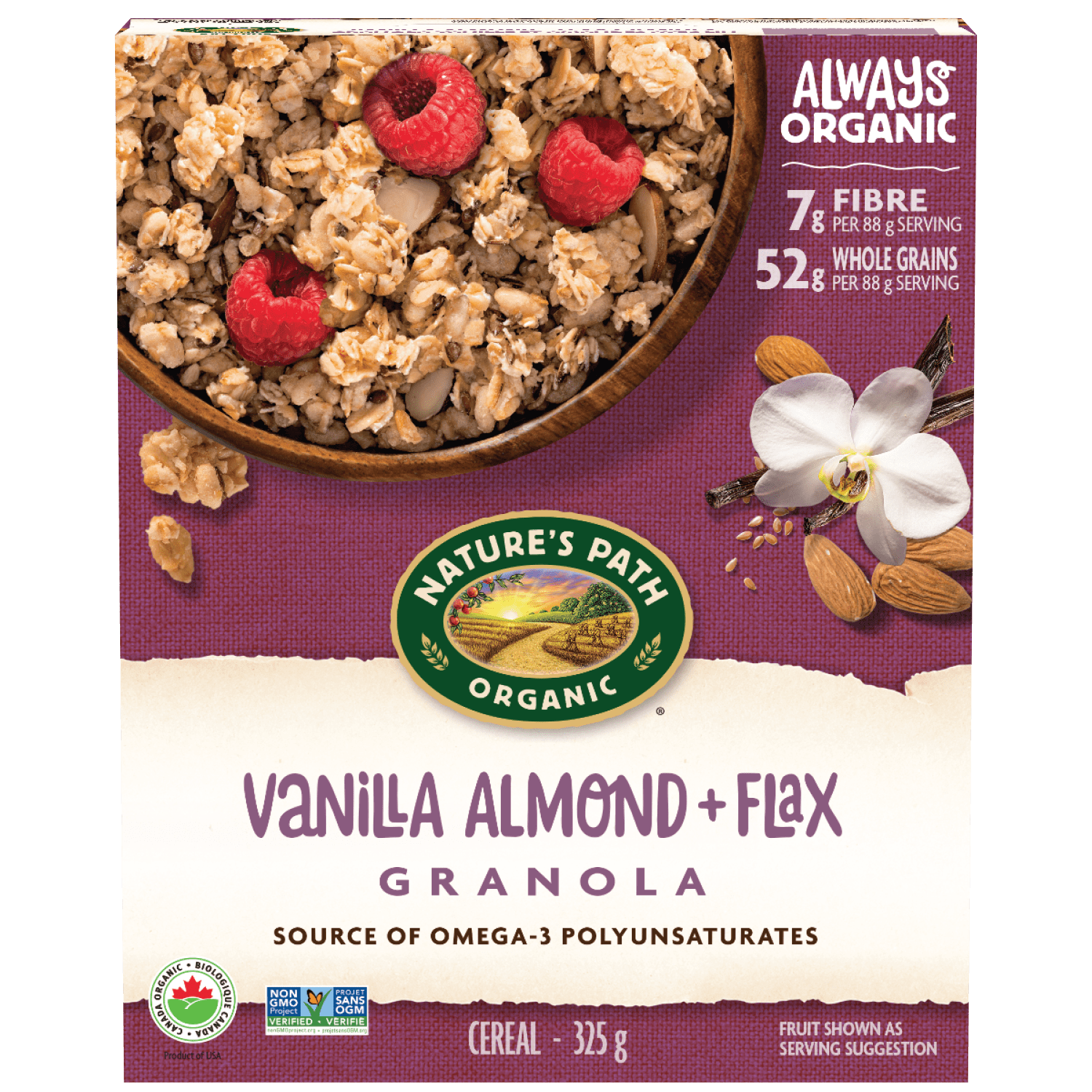 Vanilla Almond + Flax Granola – Nature's Path