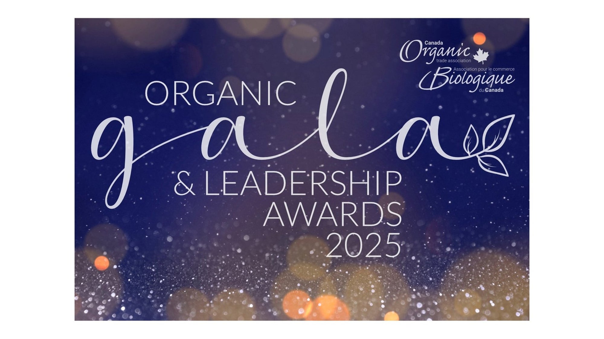 Canadian Organic Trade Association (COTA ) J.E.D.I. Leader of the Year Award