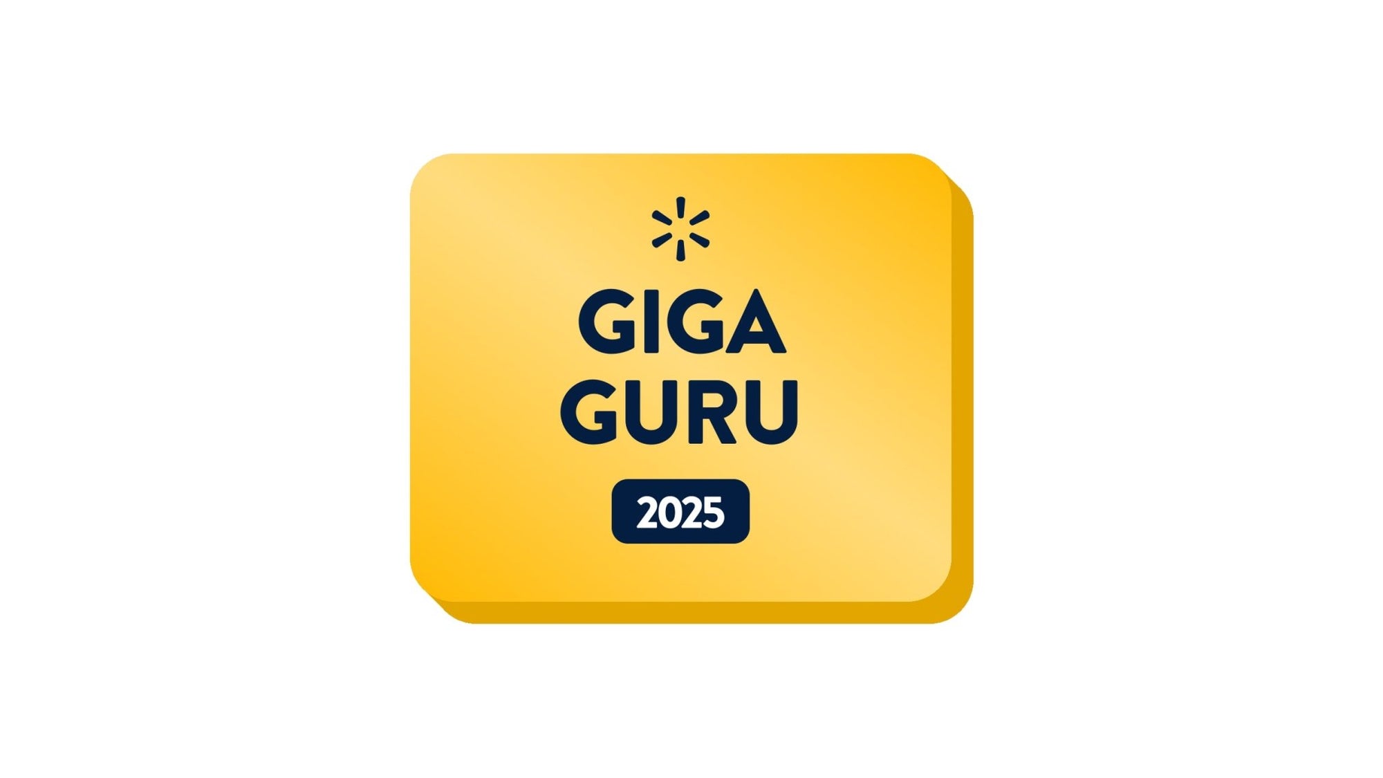2025 Walmart Giga-Guru Supplier Recognition