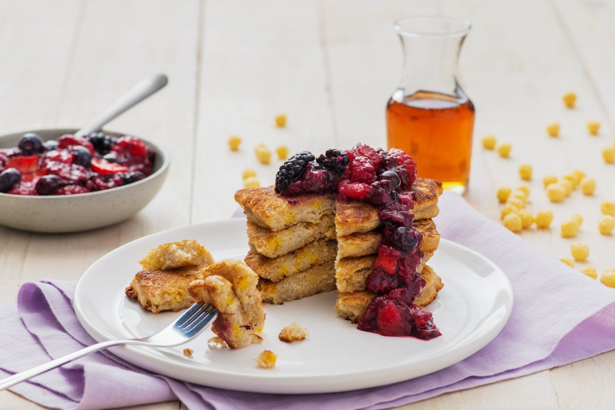 Berry Tasty Gorilla Munch® Buttermilk Pancakes