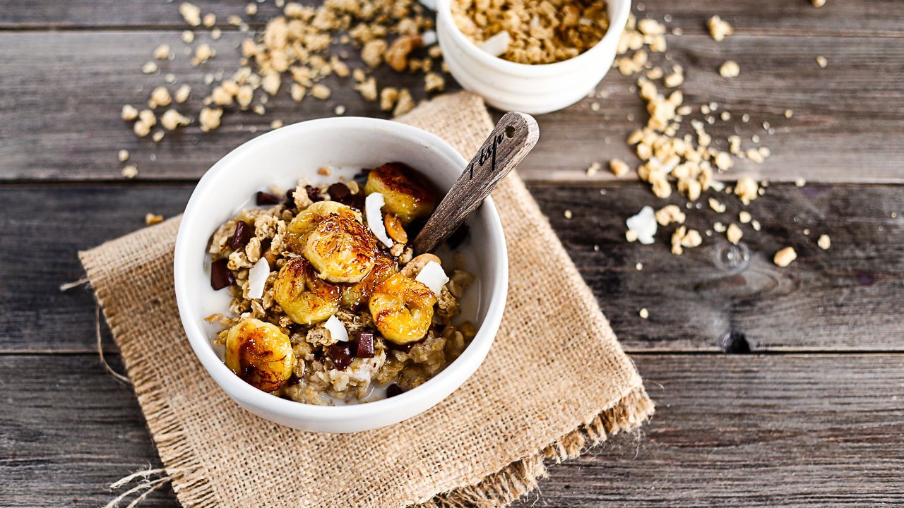 Caramelized Banana Oatmeal