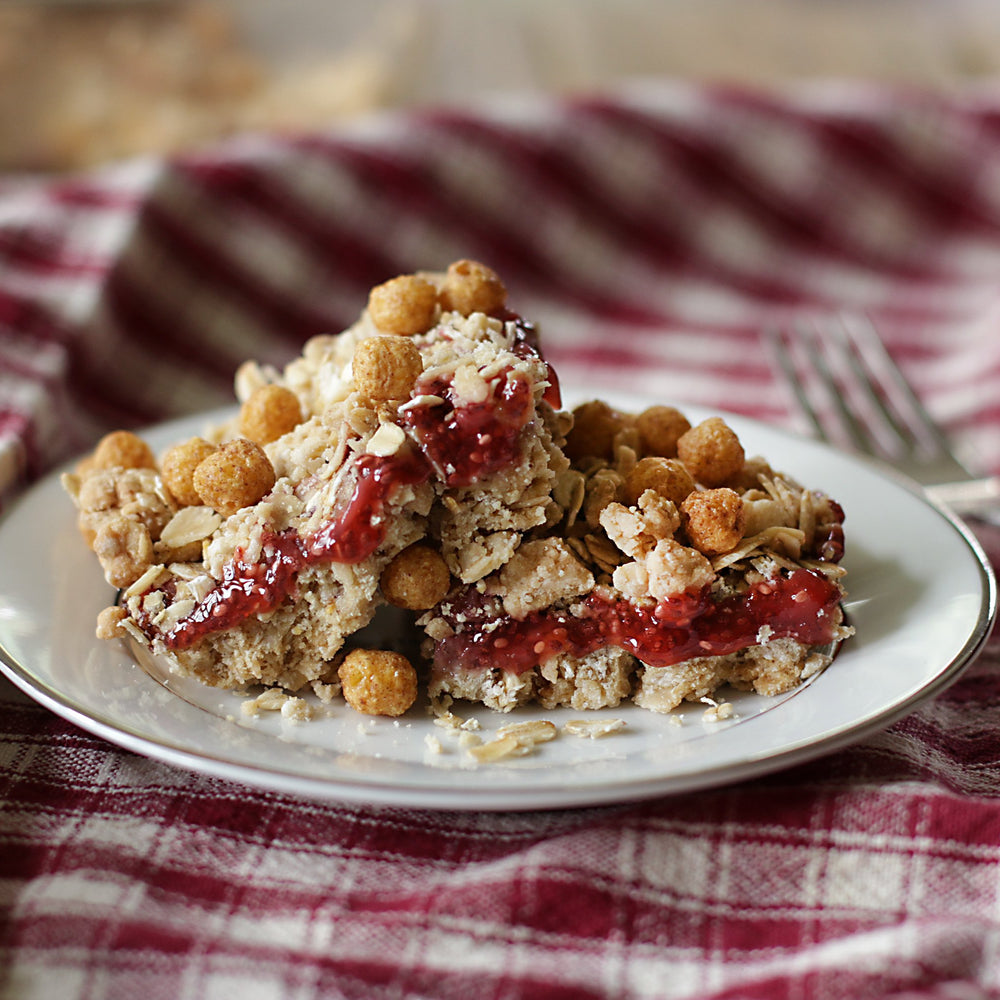 Cereal Topped Jam Bars