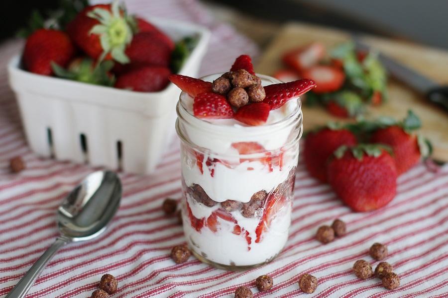 Chocolate Strawberry Parfait