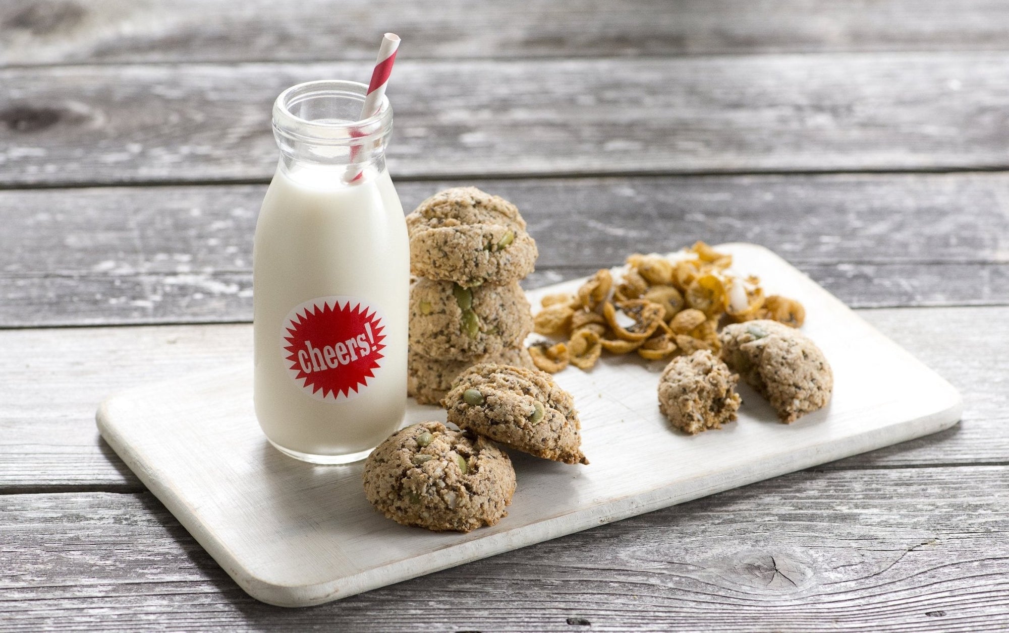 Biscuits-déjeuner à la noix de coco et au chia