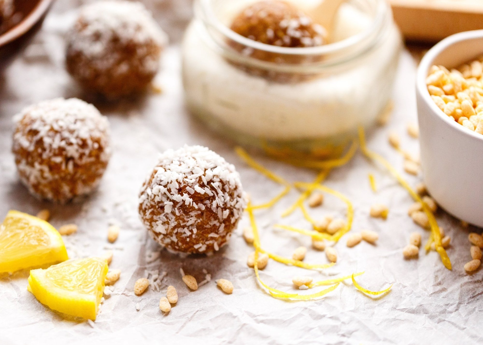 Lemon Coconut Energy Bites