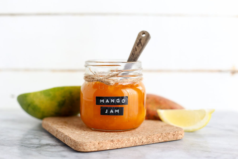 Fácil atasco casero de mango
