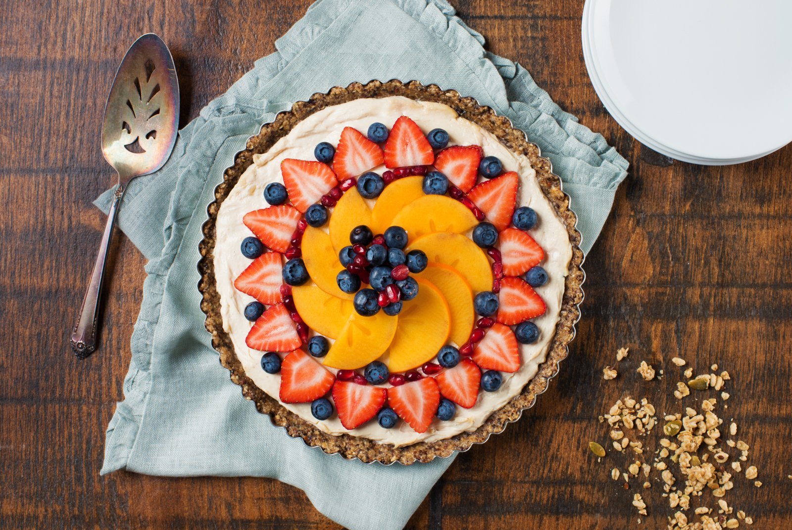 Flax Plus Breakfast Fruit Tart