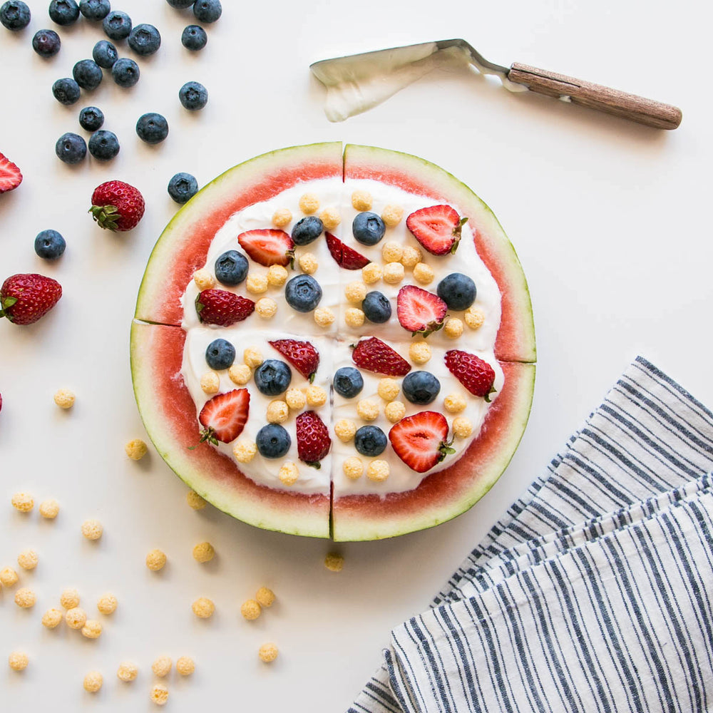 Fruit and Cereal Pizza
