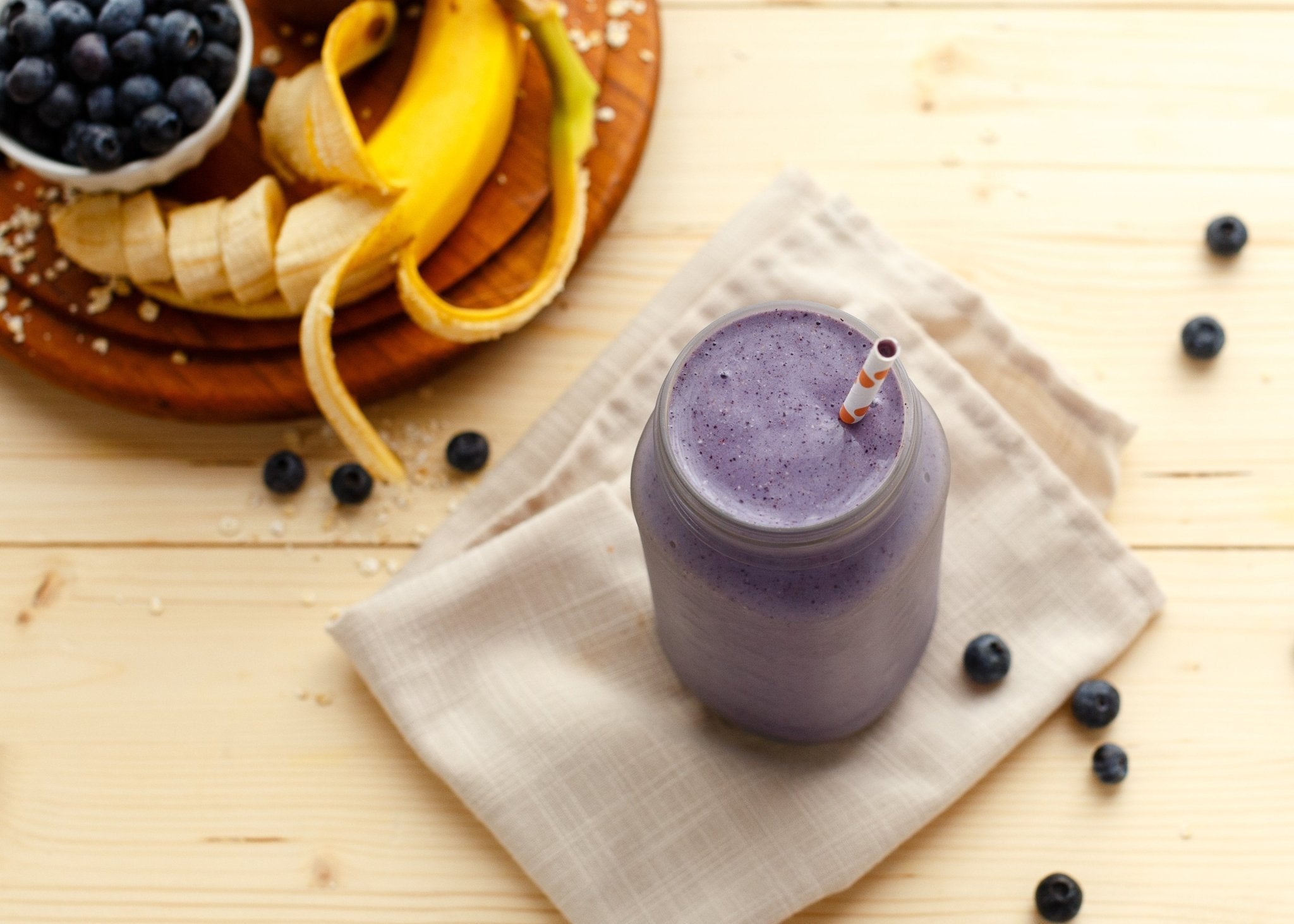 Blueberry Banana Breakfast Smoothie