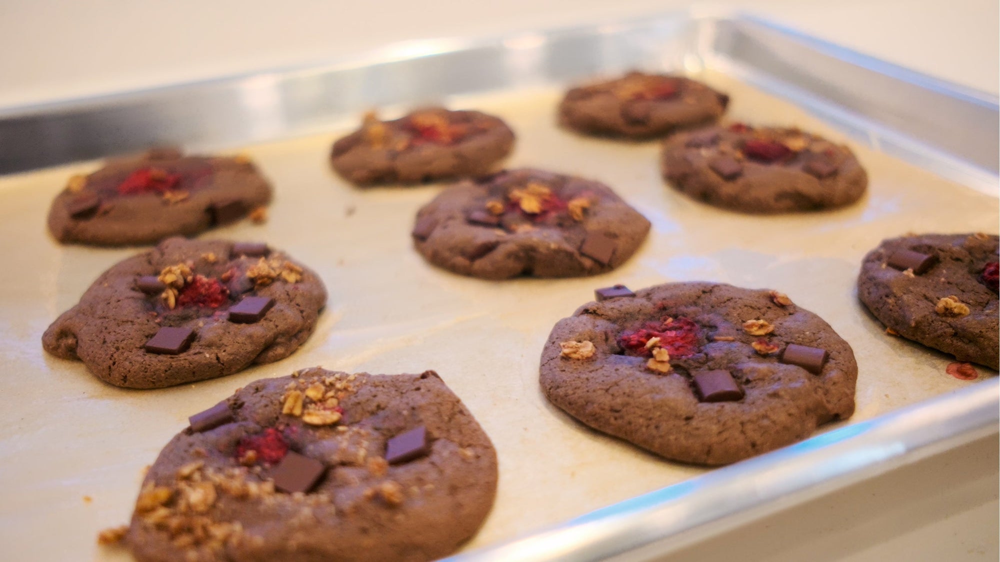 Chocolate Love Crunch Granola Cookies