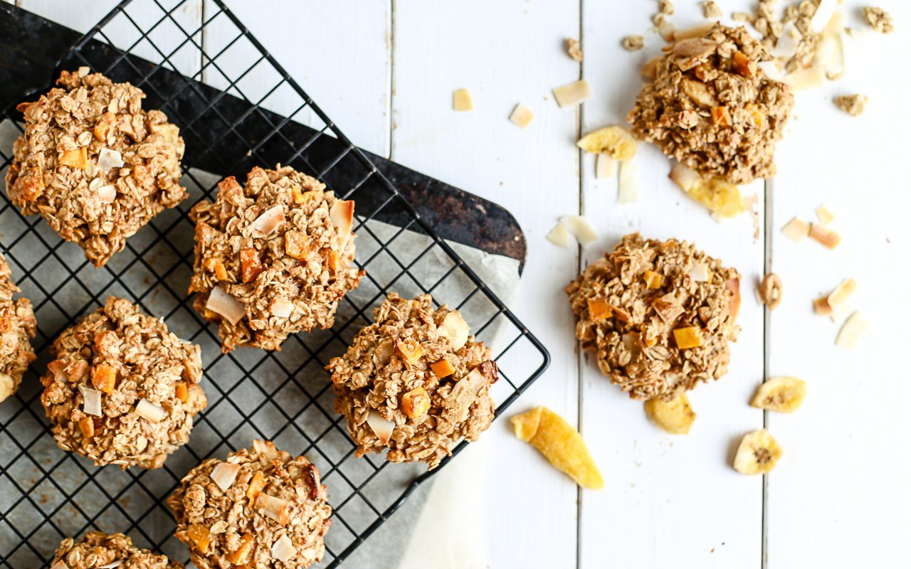 Mango Coconut Breakfast Cookies