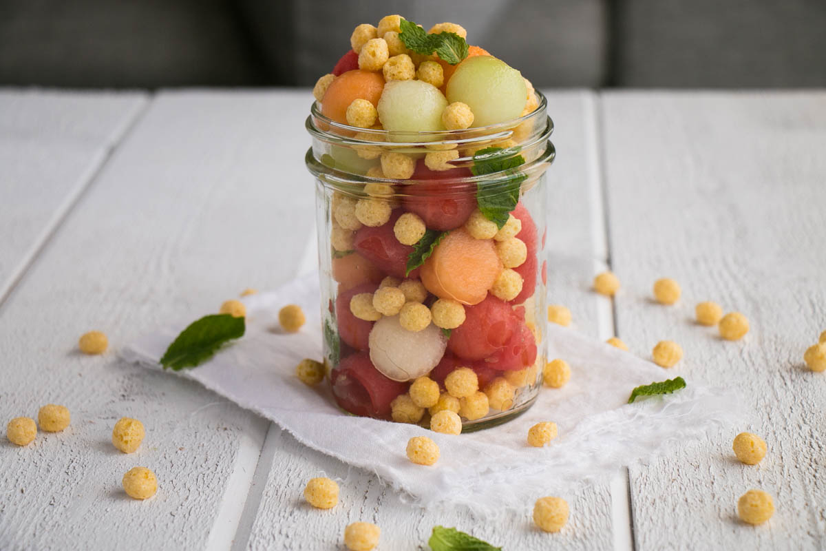 Melon Cereal Cups