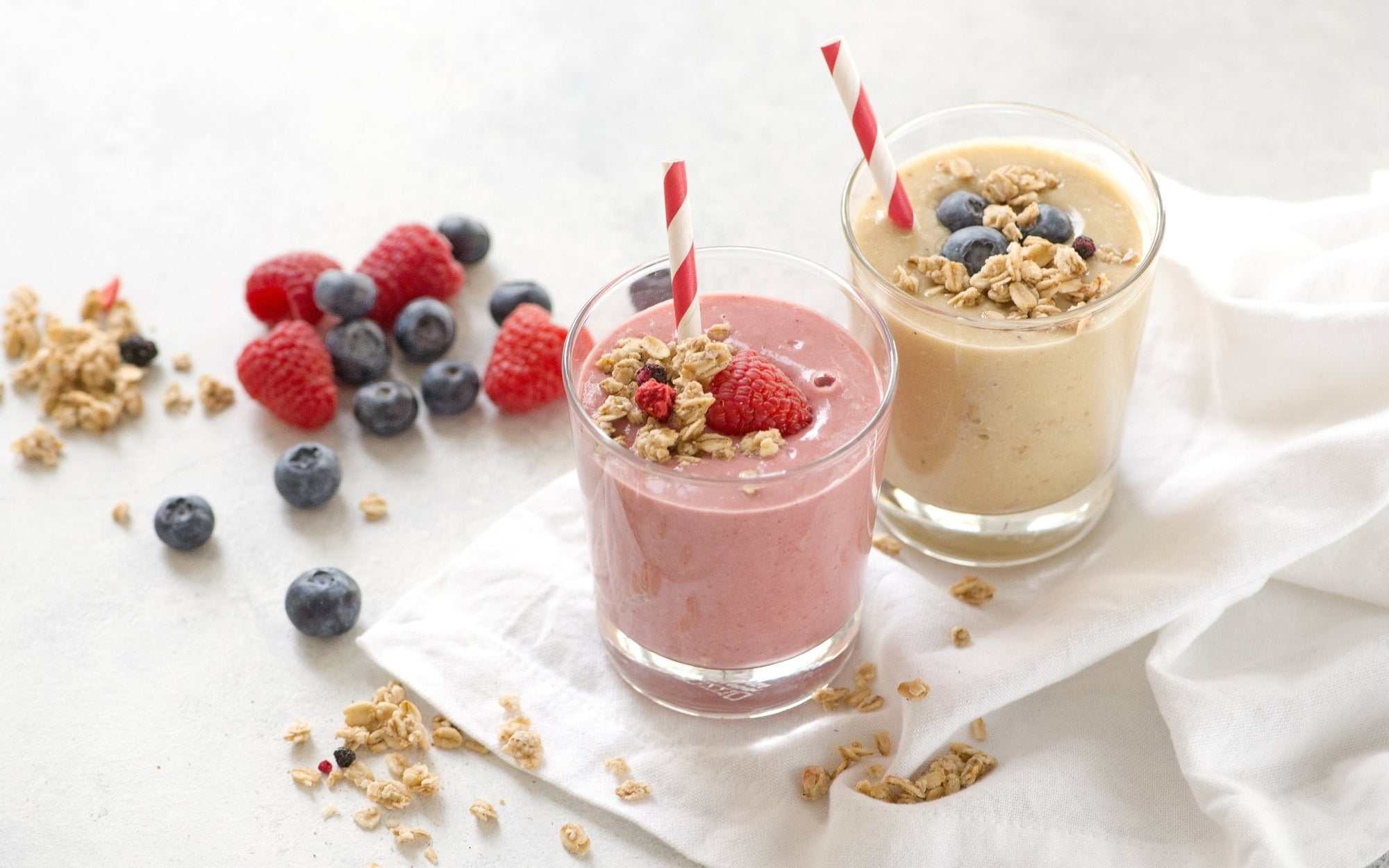 Nice and Nobbly Yogurt Smoothies