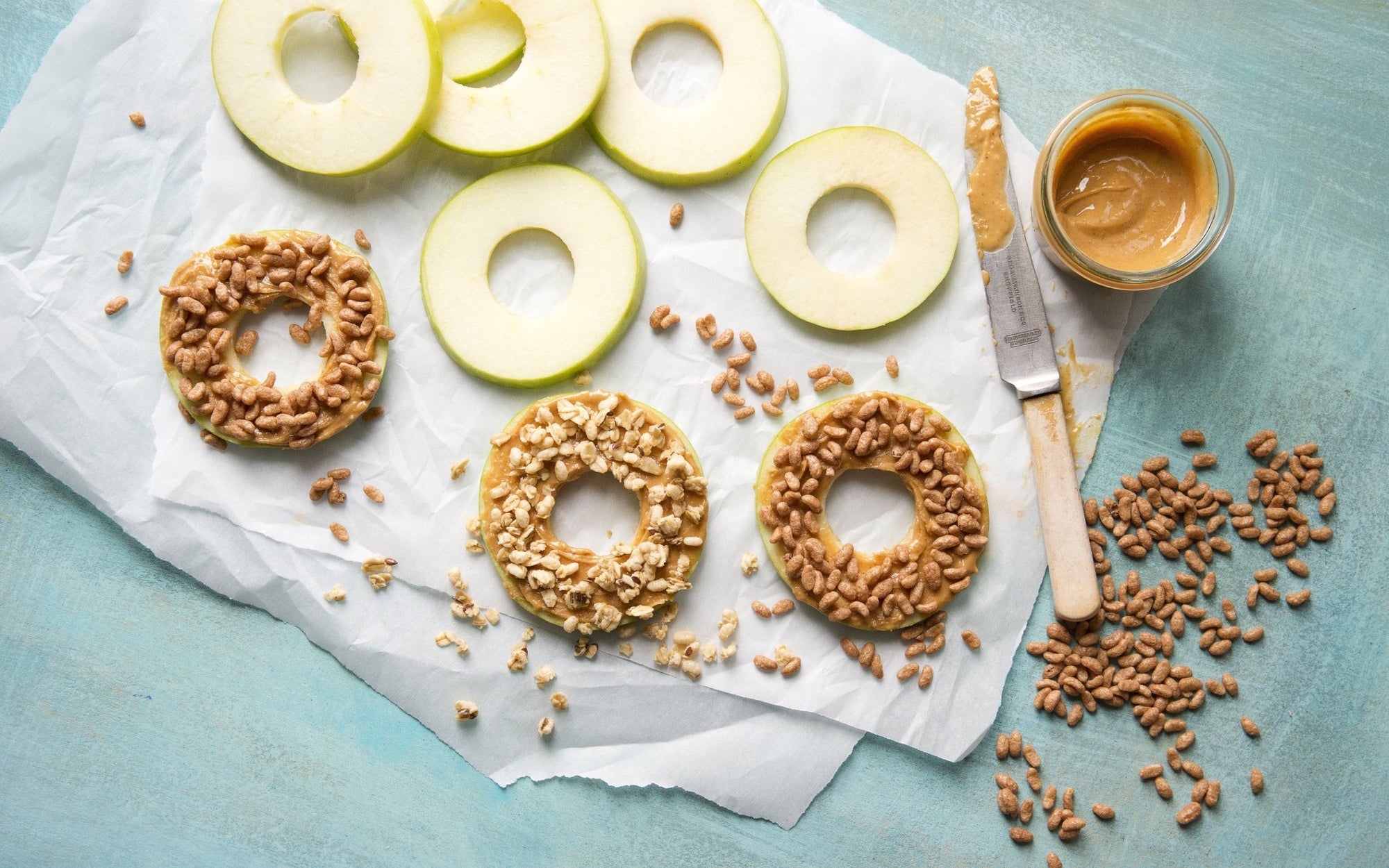 No-Bake Apple Donuts