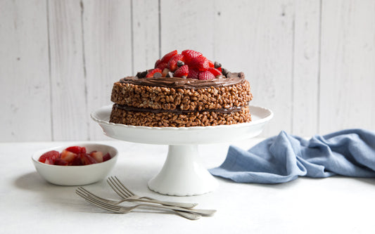No-Bake Chocolate Cereal Layer Cake