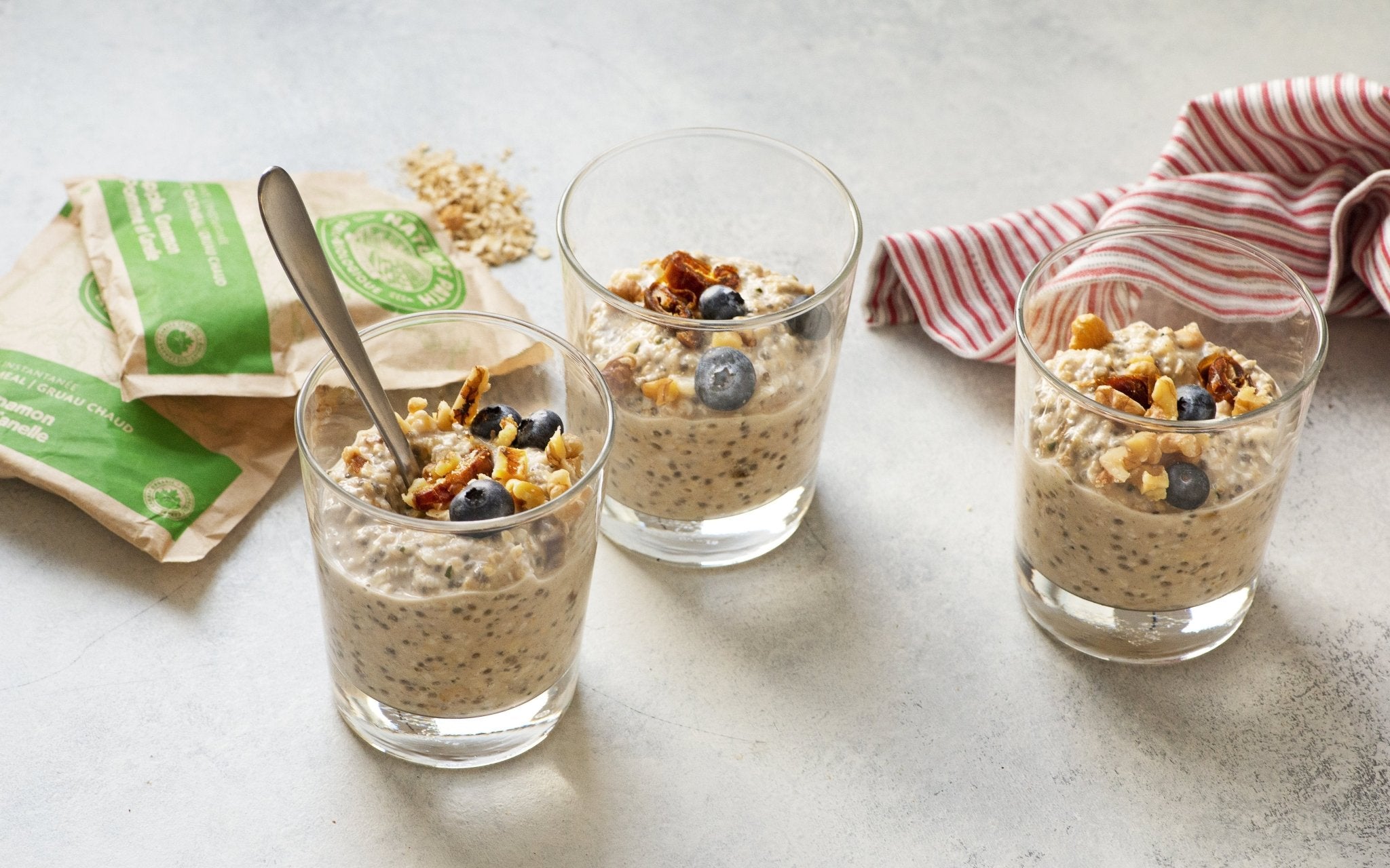 Overnight Apple Cinnamon Bircher Muesli