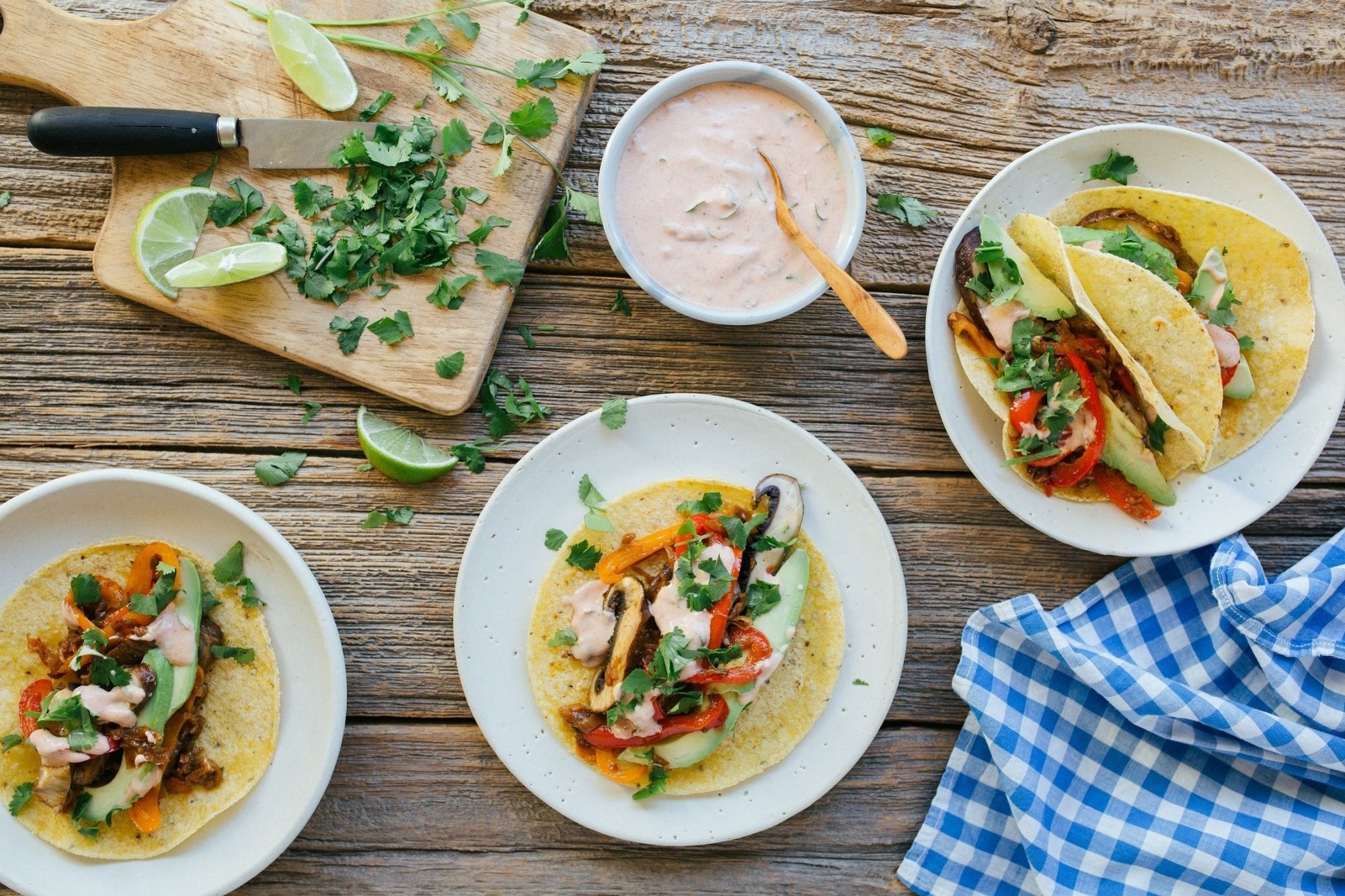 Portobello Mushroom Fajitas