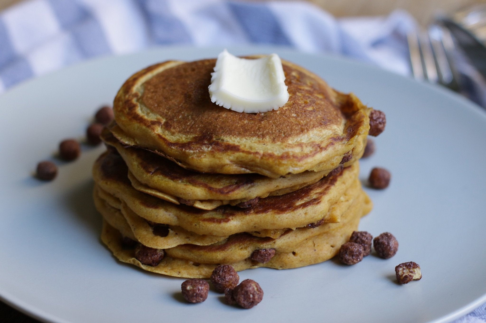 Pumpkin Chocolate Pancakes