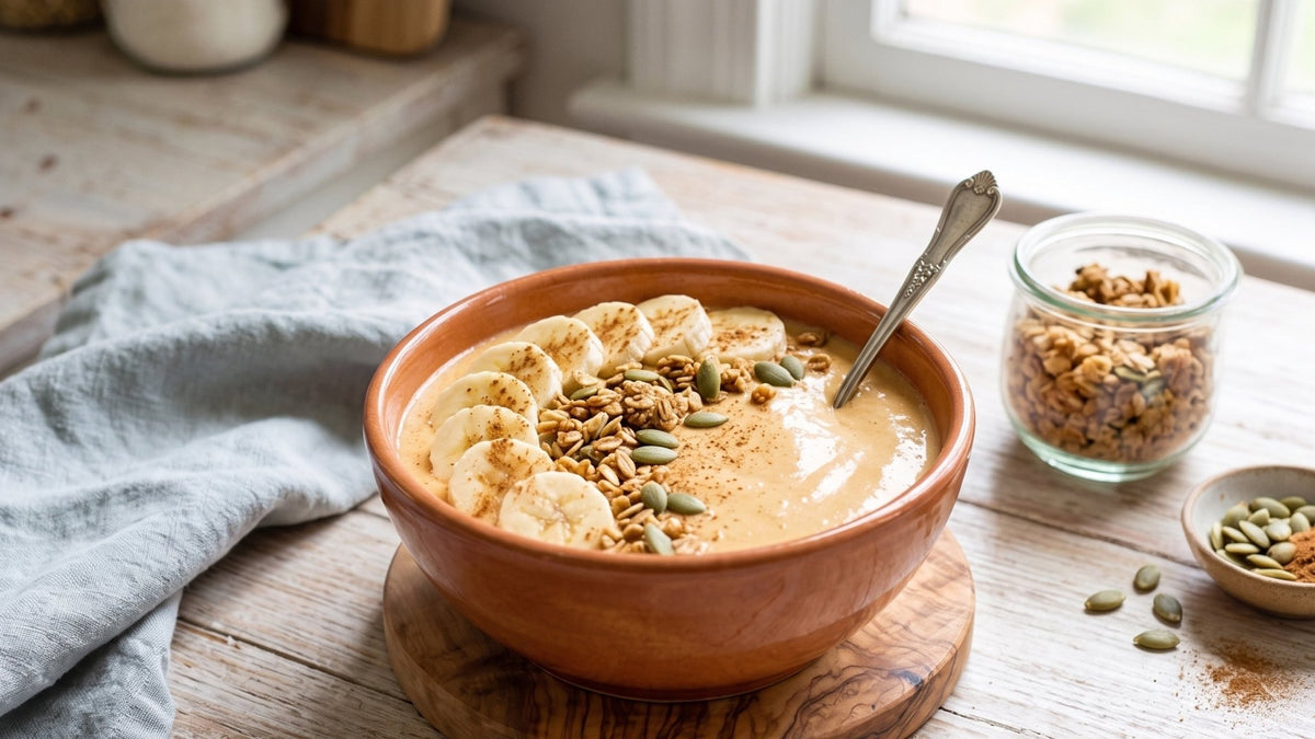 Pumpkin Spice Latte Smoothie Bowl