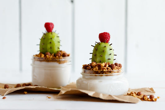 Kiwi Cactus Yogurt  Parfaits