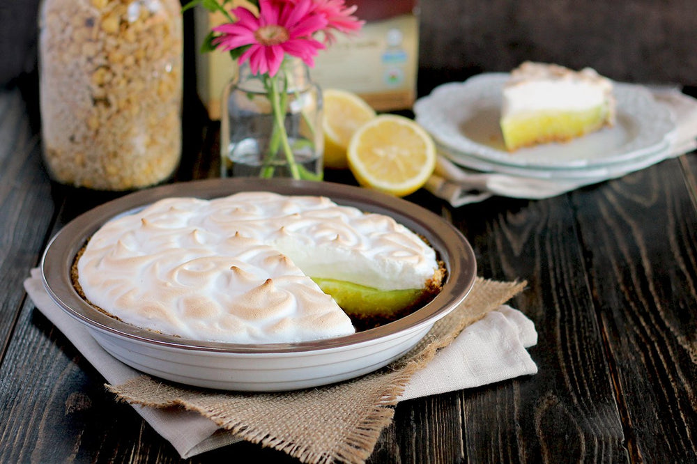 Pastel de merengue de limón puro [con aquafaba!]
