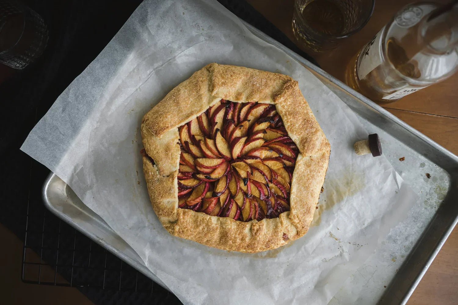 Brown Sugar Bourbon and Peach Galette