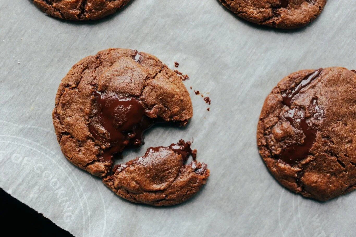 Double Chocolate Sprouted Spelt Cookies