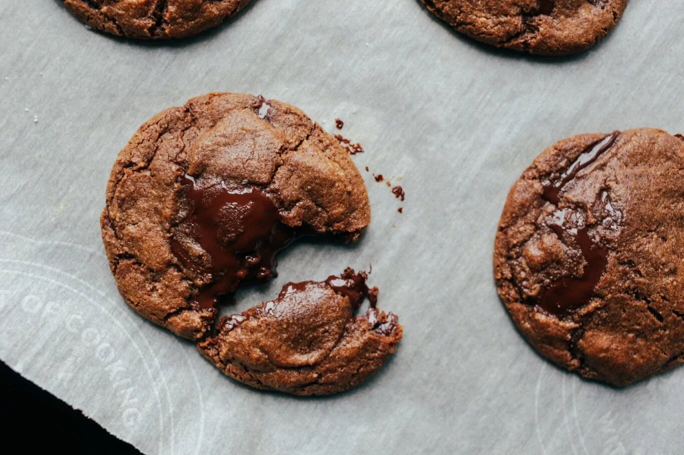Double Chocolate Sprouted Spelt Cookies