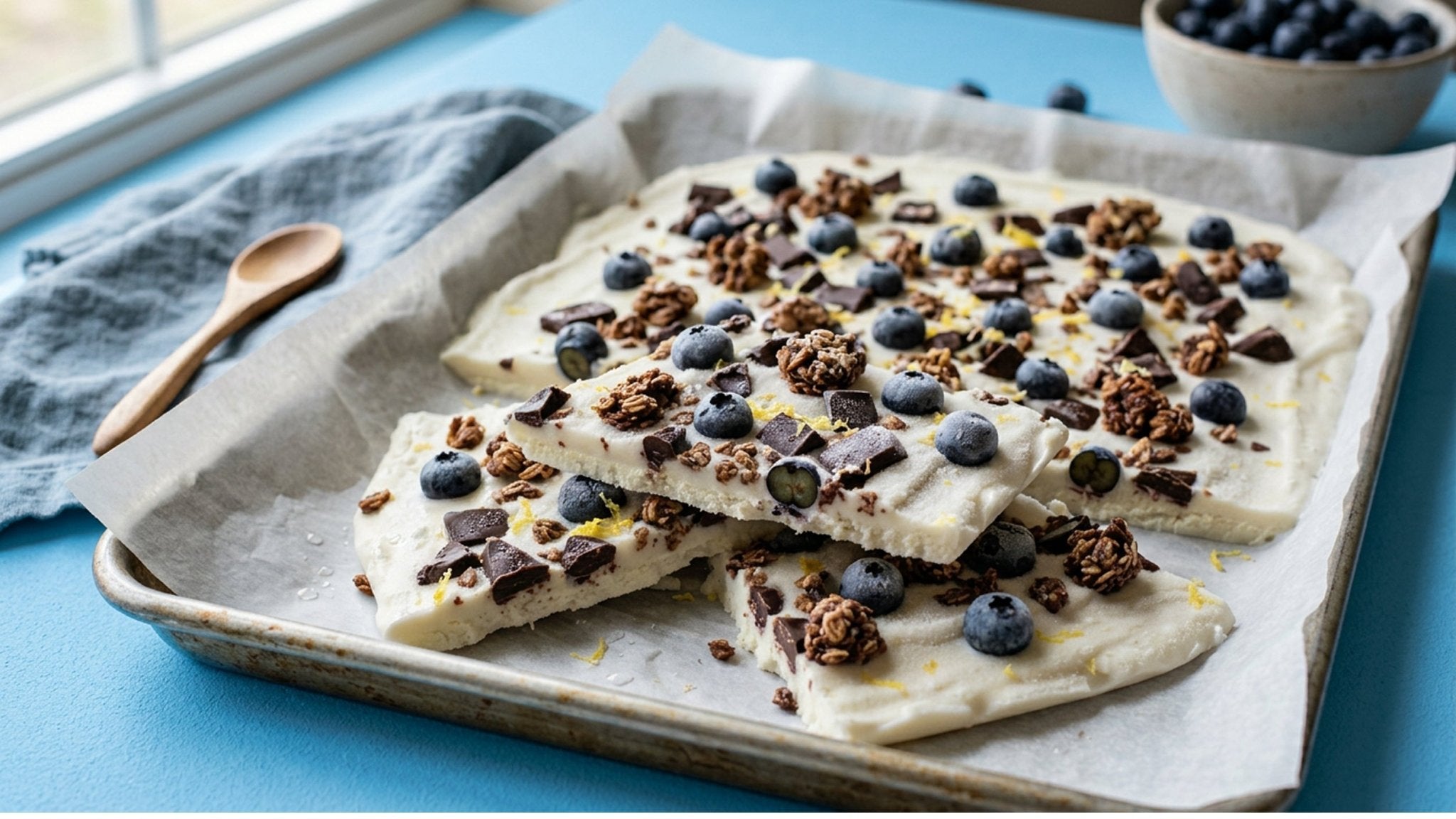 Frozen Yogurt Granola Bark